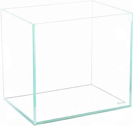 Ultra Clear Rimless Aquarium Tank 6-60 gallons Low Iron Glass (7Gal - Top Glass Canopy)