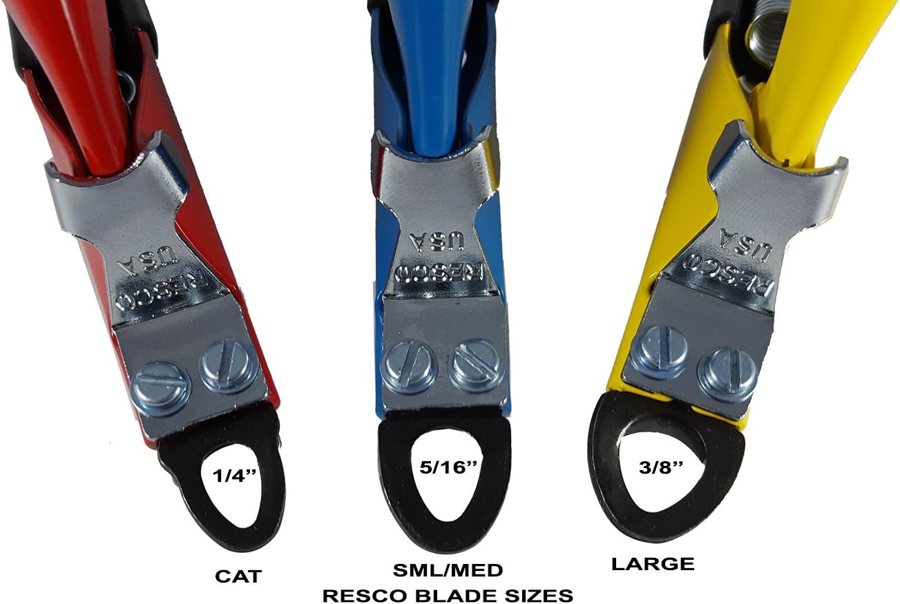 Resco Deluxe Cat Nail Clippers Original Pet Nail Trimmer, Red