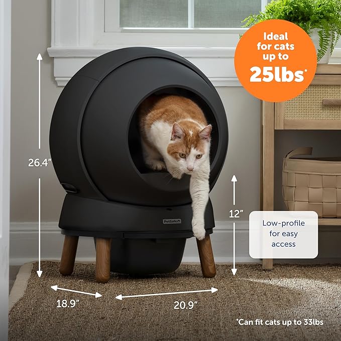 PetSafe ScoopFree SmartSpin Self-Cleaning Litter Box Bundle - Smart Cat Litter Box - Automatic Waste Collection - Odor Control - Complete Litter Kit - Multi-Cat Households