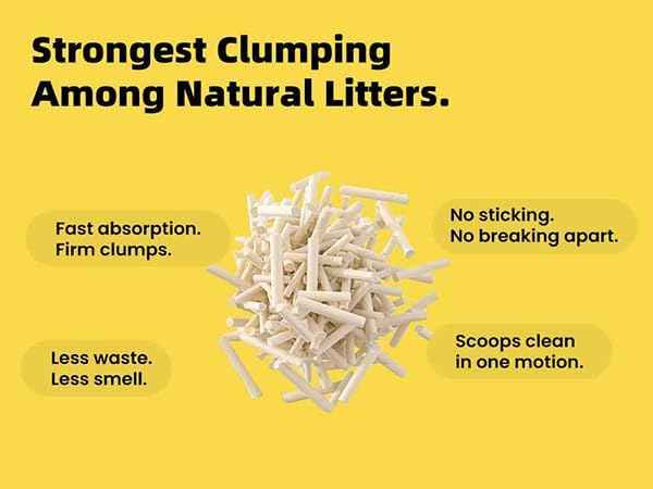 Tofu Cat Litter Flushable, Fast Clumping, Scoop Poop Easily, Less Dust, Less Tracking, Natural Non Toxic Cat Litter, Biodegradable cat Litte, sustainably Yours, I'm Gonna Pee(5.7lb x 1pack)