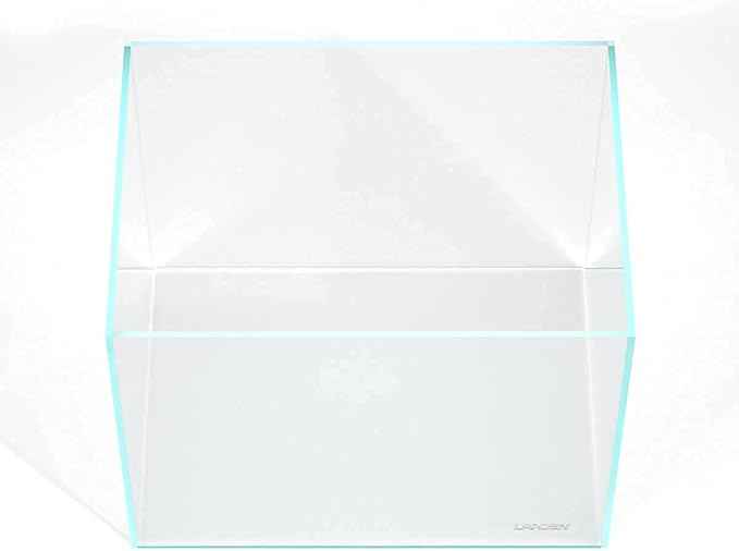 Landen 60P 23 Gallon Rimless Low Iron Aquarium Tank, W23.6×D15.7×H15.7 in(60x40x40cm) 8mm Thickness