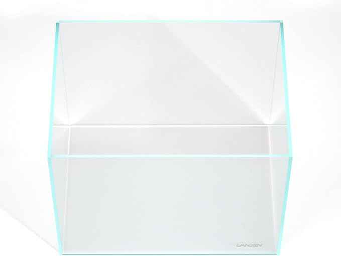 Landen 60H 30 Gallon Rimless Low Iron Aquarium Tank, 23.6" W × 17.7" D × 17.7" H (60cm x 45cm x 45cm) 8mm Thickness with Black Nano Foam Leveling mat Included
