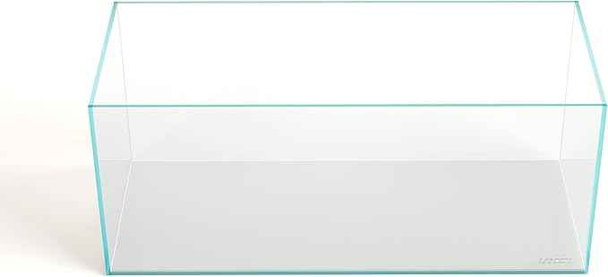 Landen 120P 72.2 Gallon Rimless Low Iron Aquarium Fish Tank, W47.2 × D19.7 × H19.7 (120x50x50cm) 12mm Thickness with Black Nano Foam Leveling mat Included