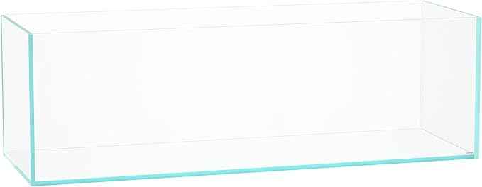 LANDEN 180 Standard Tank 114.19 Gal Rimless Low Iron Aquarium XL Fish Tank, Bookshelf Aquarium, W70.87×D19.69×H21.26 in (180×50×55cm) 19mm Thickness with Black Nano Foam Leveling mat Included