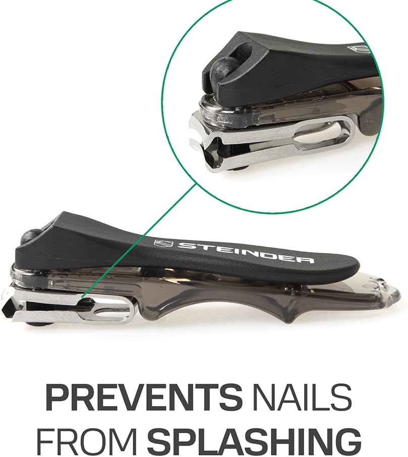 Nail Clippers, Steinder® Easy 360 Rotation Nail Clippers Set Made in Korea/cortauñas cortaúñas de Manos y pies/Gift for Men & Women Convenient Senior for Thick Toe Nail.
