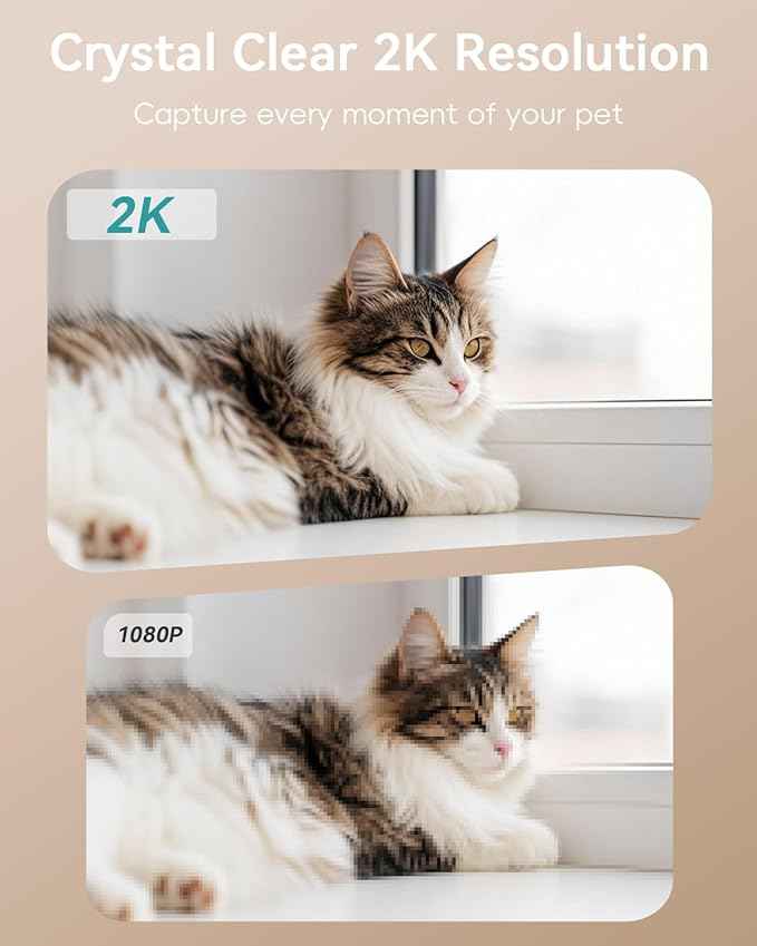 ZUMIMALL Pet Camera Indoor, 5G/2.4G WiFi Camera for Dog/Cat with Laser Toy, 3MP Pet Security Cameras with Phone App, 2-Way Talk, Auto Tracking, Pet/PIR/AI Detection, Privacy Protect, Alexa/ONVIF/Cloud
