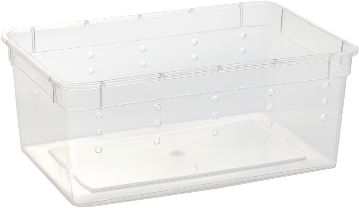 OMEM Portable Reptile Terrarium Habitat for Mini Pet Houses Breathable Holes Stackable Container (2PCS-XS) - FurryFun