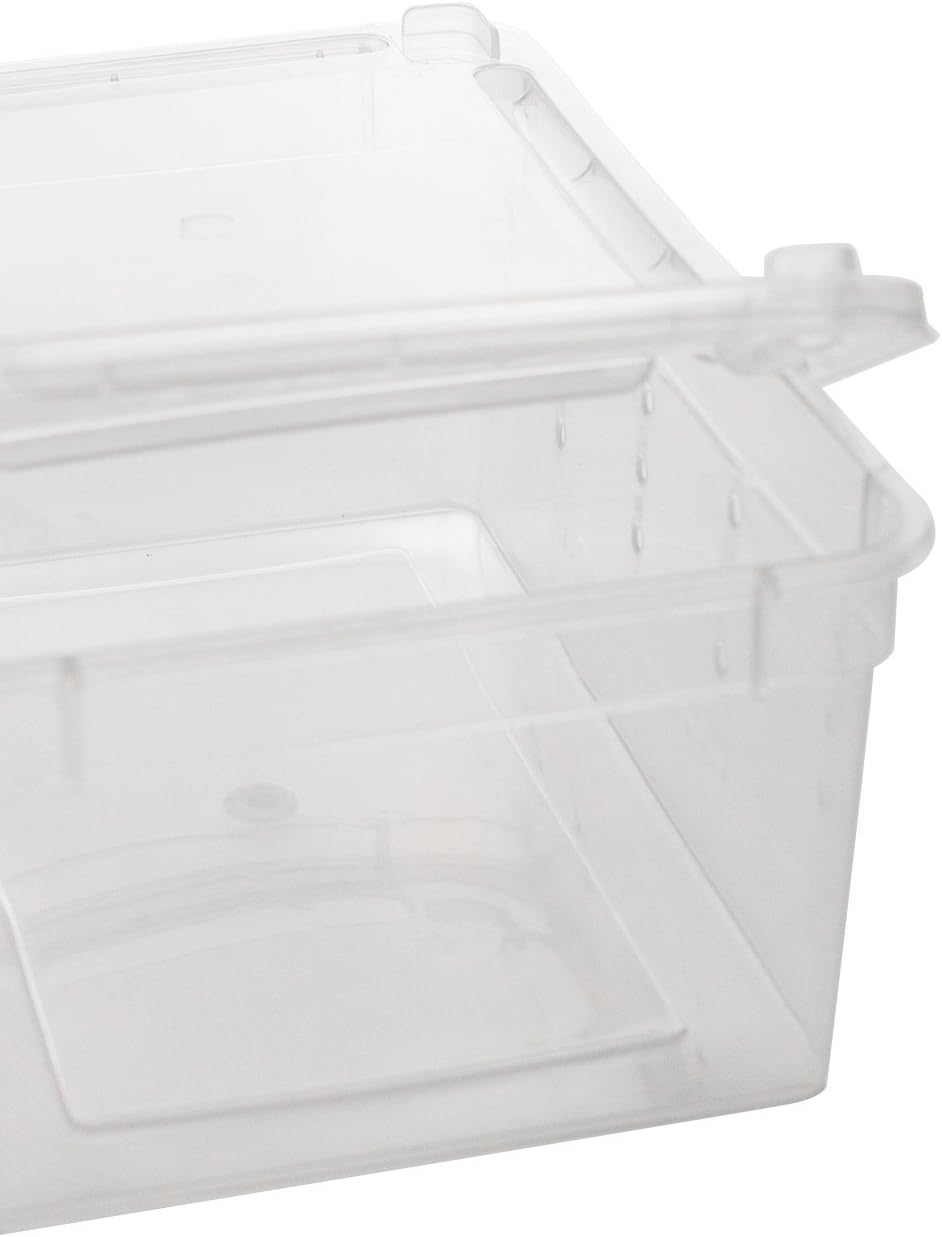 OMEM Portable Reptile Terrarium Habitat for Mini Pet Houses Breathable Holes Stackable Container (2PCS-XS) - FurryFun