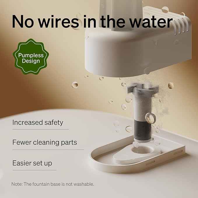 PETLIBRO Cats Water Fountain for Multi Cats, Cat Fountain with RFID Recognition Each Pet, 3L/101oz Pump-Free Cat Water Fountain Stainless Steel Tray, 2.4G Wi-Fi APP Pet Water Fountain x2 Collar Tags