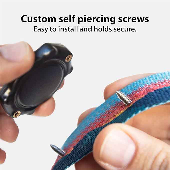 Elevation Lab AirTag Dog Collar Holder - TagVault™ - Secure Thru-Mount, IP69 Waterproof, Doesn't Dangle, Fits All Width Collars (4 Pack)