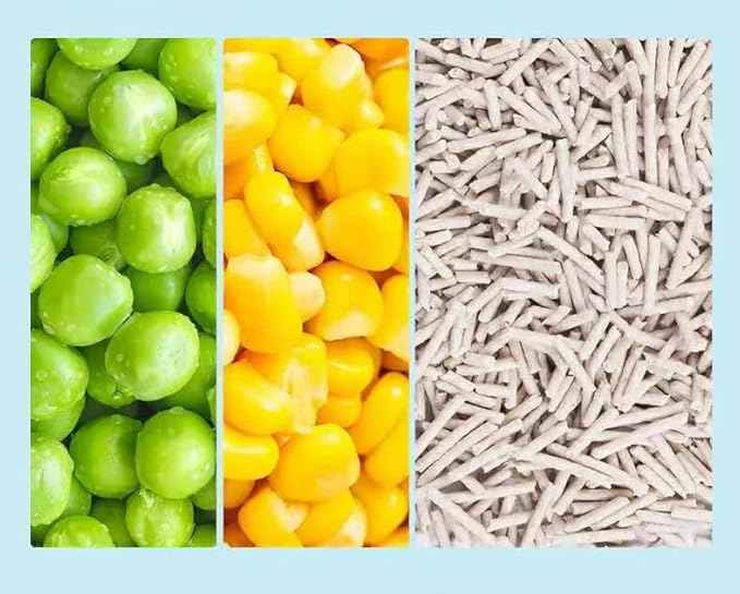 Tofu Cat Litter 5.6LB Fast Clumping, Dust-Free,100% Food Grade Raw Materials, Clumping,Flushable,Ultra Absorbent and Fast Drying,Solubility in Water,Really Dust-Free,Less Scattering (1)