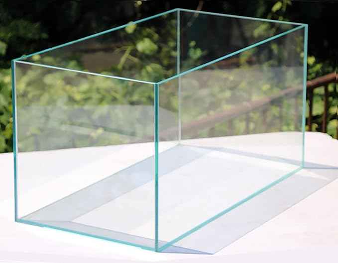 Ultra Clear Rimless Aquarium Tank 6-60 gallons Low Iron Glass (6Gal)