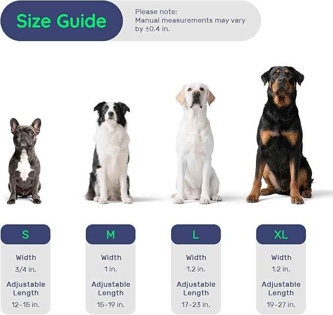 WhoseID Premium AirTag Dog Collar - Air Tag Small Dog Collar | Fur-Safe Magnetic Buckle | IPX8 Waterproof Reflective Dog Collar with AirTag Holder