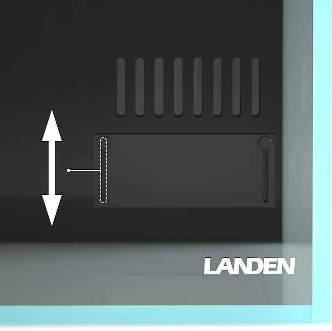 Landen 45P 15 Gallon Ultra Clear All Glass Rimless Low Iron Aquarium Tank with Rear Filtration Chamber(Return Pump Included)for Salt and Fresh Water.17.7''Wx17.7''Dx15.8''H in(45x45x40cm)6mm Thickness