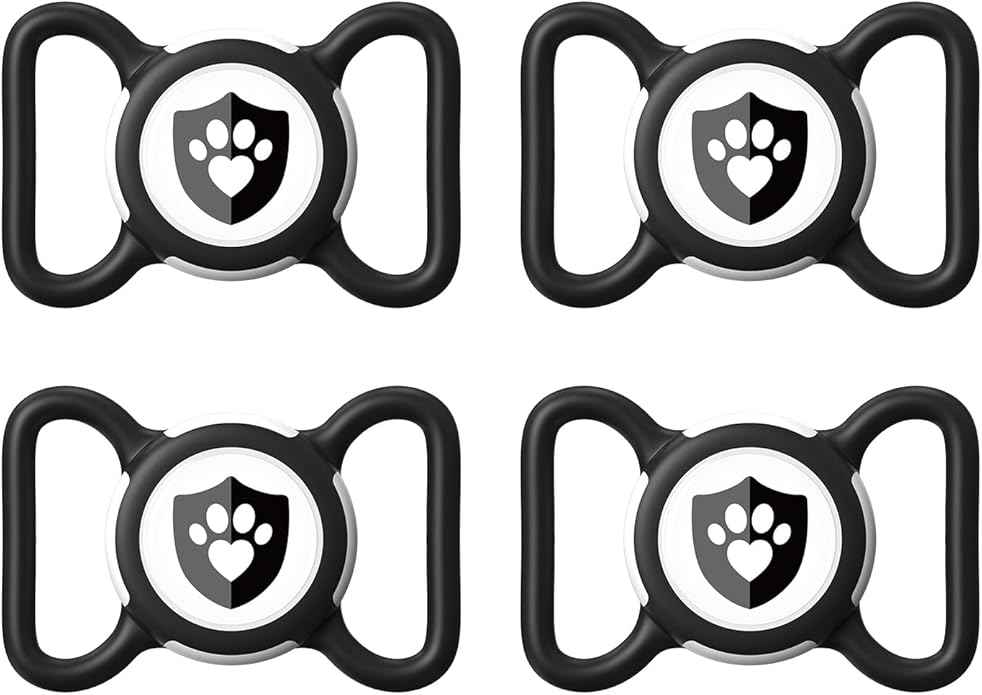 Waterproof AirTag Dog Collar Holder for Apple AirTag QR Code