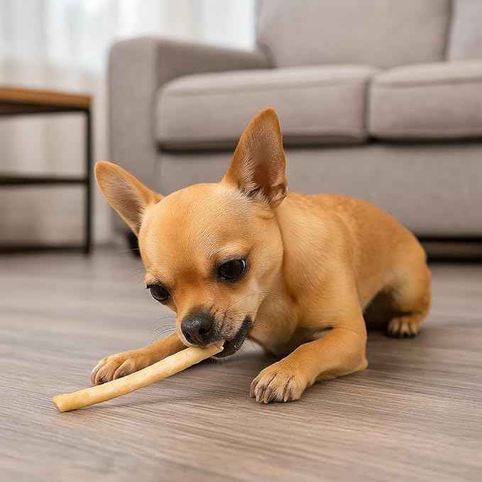Fieldcrest Farms Nothin' to Hide Twist Stix, Beef Flavor – Easily Digestible Dog Chews, Supports Skin, Coat, Joints & Muscles, for Moderate Chewers Under 15 lbs, 100 Total Pieces
