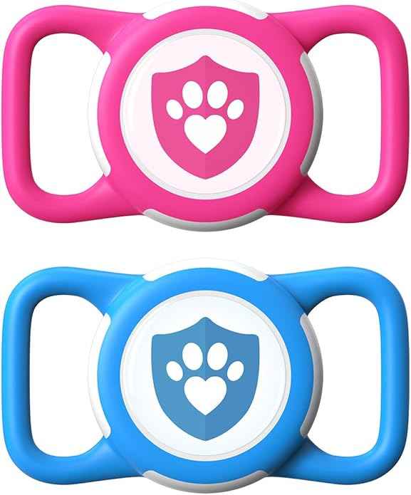 Waterproof AirTag Dog Collar Holder for Apple AirTag QR Code
