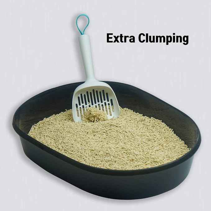 I AM TOFU - Tofu Cat Litter, Natural Flushable Extra Clumping Pellet Litter, 10LB x 3 (Charcoal 2 & Original 1)