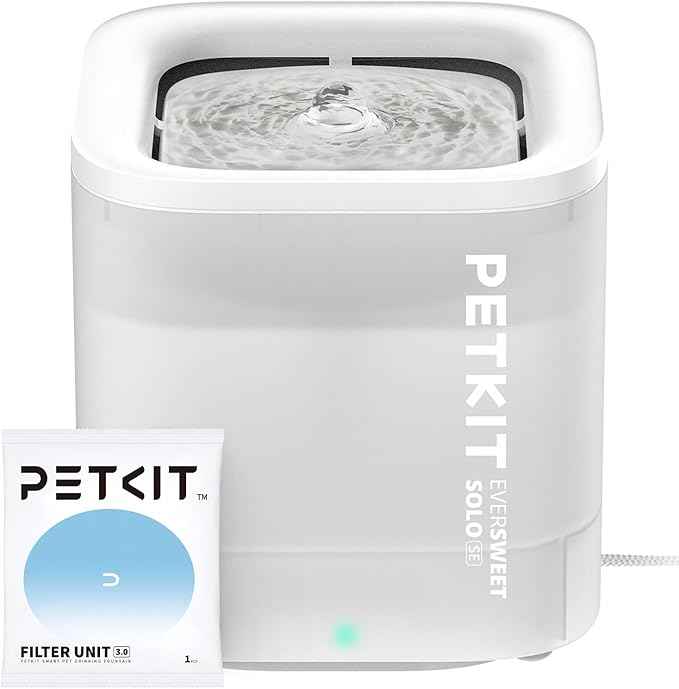 PETKIT New Cat Water Fountain with Wireless Pump, Ultra Quiet 65oz/1.85L Pet Water Fountain for Cats and Dogs Inside, Detachable Design Easy to Clean and Assemble, Filters Included