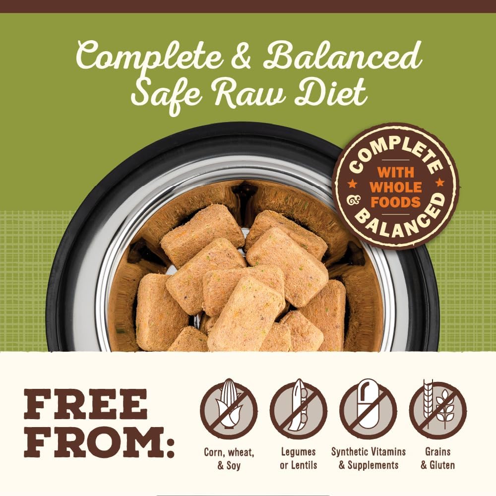 Primal Freeze Dried Raw Dog Food Nuggets, Lamb, Complete & Balanced Meal, Also Use as Topper or Treat, Premium, Healthy, Grain Free, High Protein Raw Dog Food, 14 oz (Pack of 4)