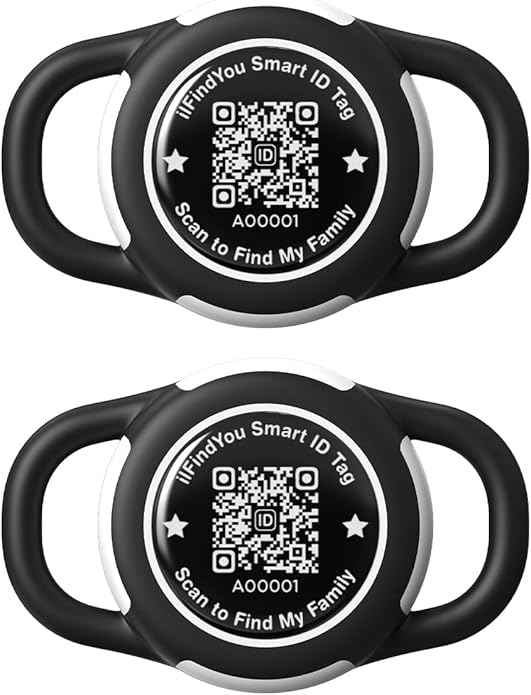 Waterproof AirTag Dog Collar Holder for Apple AirTag QR Code