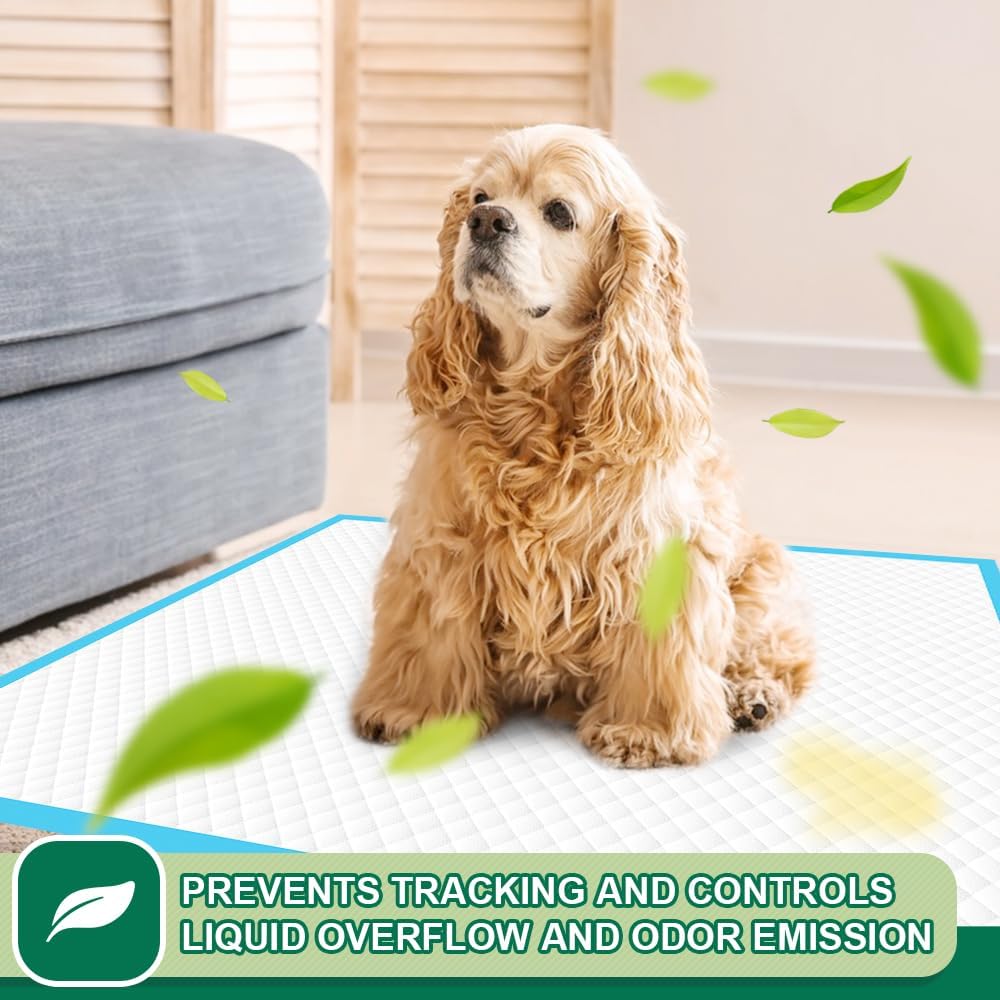 IMMCUTE Puppy Pee Pads 22"x23" | Dog Pee Training Pads Super Absorbent & Leak-Proof | Disposable Pet Piddle and Potty Pads for Puppies | Dogs | Doggie| Cats | Rabbits (Regular, Count, 14)