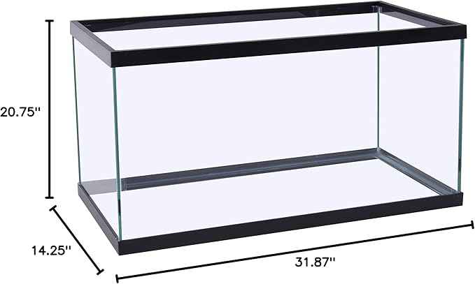 Tetra Glass Aquarium 29 Gallons, Rectangular Fish Tank, Assorted Color