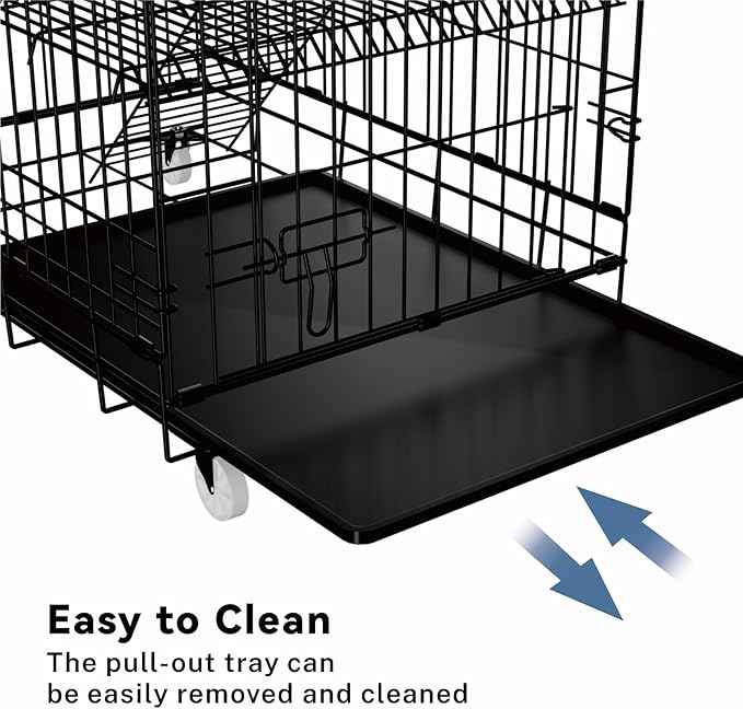 3-Tier Cat Cage Indoor: Medium Cat Enclosure Pet Playpen Detachable Metal Wire Kennel Collapsible Crate with Scratching Post & Plush Pads & Hammock for Cats Kittens