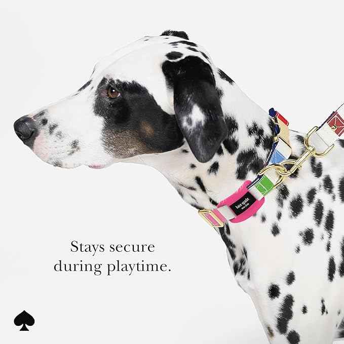 kate spade new york Airtag Dog Collar Holder - Waterproof Silicone Airtag Holder Dog Tag - Pom Pom Pink