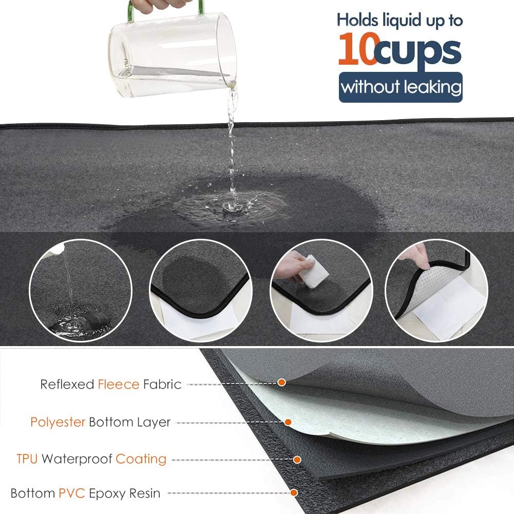 Washable Pee Pads for Dogs 65"x45"/72"x72" Extra Large Reusable Pee Pads Waterproof Pet Mat, Dog Playpen Mats for Puppy Training Whelping Playpen Pads
