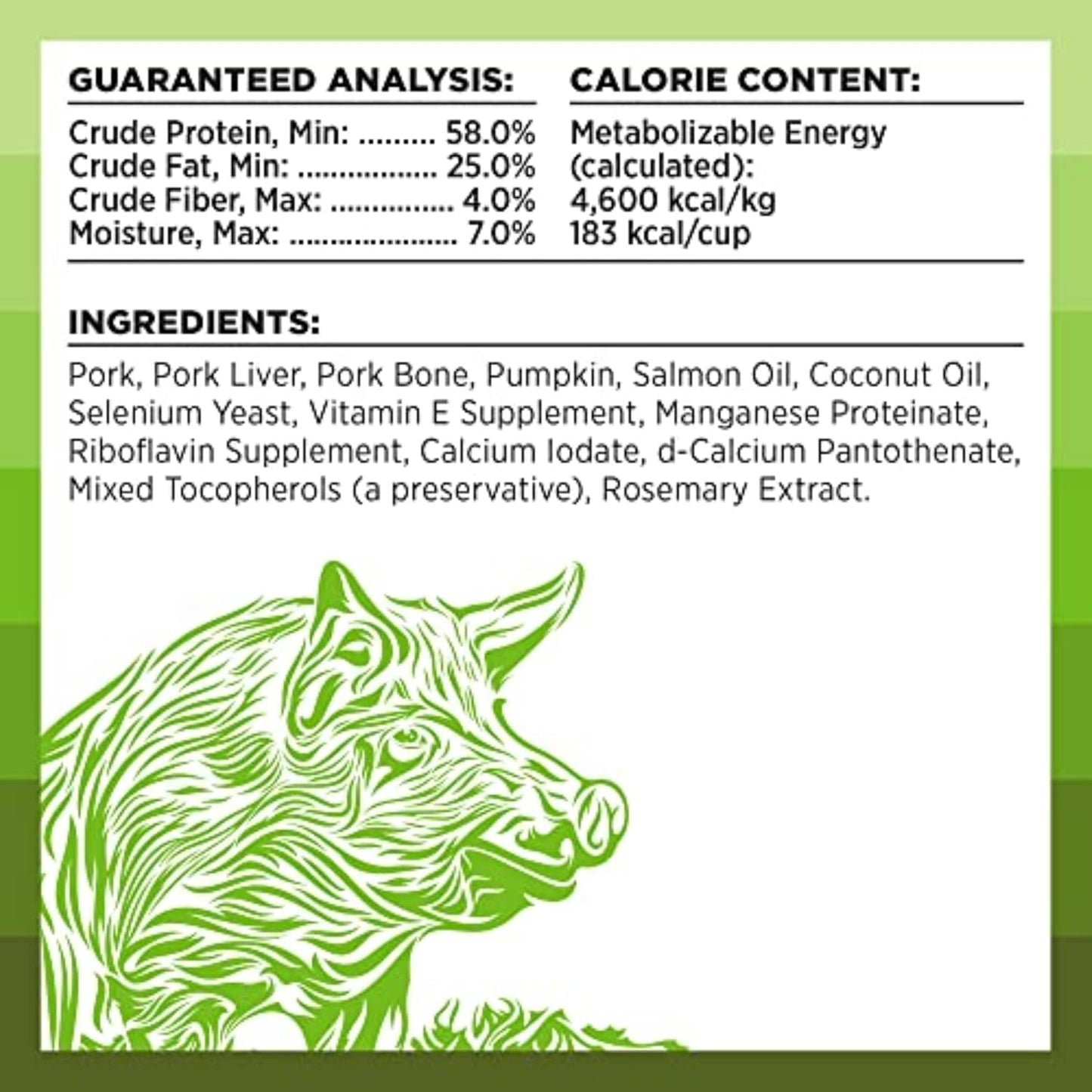 BIXBI Rawbble Freeze Dried Dog Food, Pork Recipe, 4.5 oz - 97% Meat and Organs, No Fillers - Pantry-Friendly Raw Dog Food for Meal, Treat or Food Topper - USA Made in Small Batches