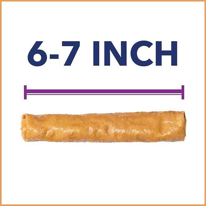 Pet Factory CareChewz Collagen +Plus 9" Rovers Dog Chew Treats - Chicken Flavor, 3 Count/1 Pack