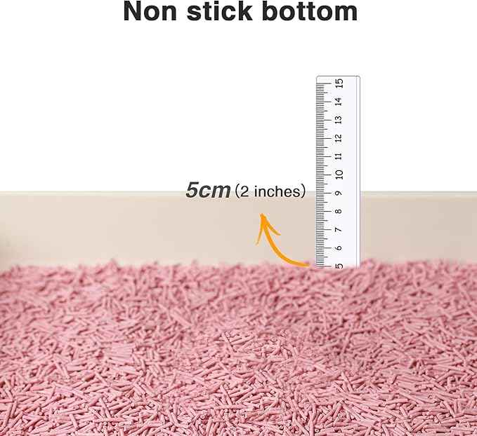 Cat Litter 24LB/4 Packs Dust-Free Clumping Tofu Cat Litter Quickly Absorb Odors Toilet Can Flush Into The Toilet Pure Natural tofu cat Litter (Peach)