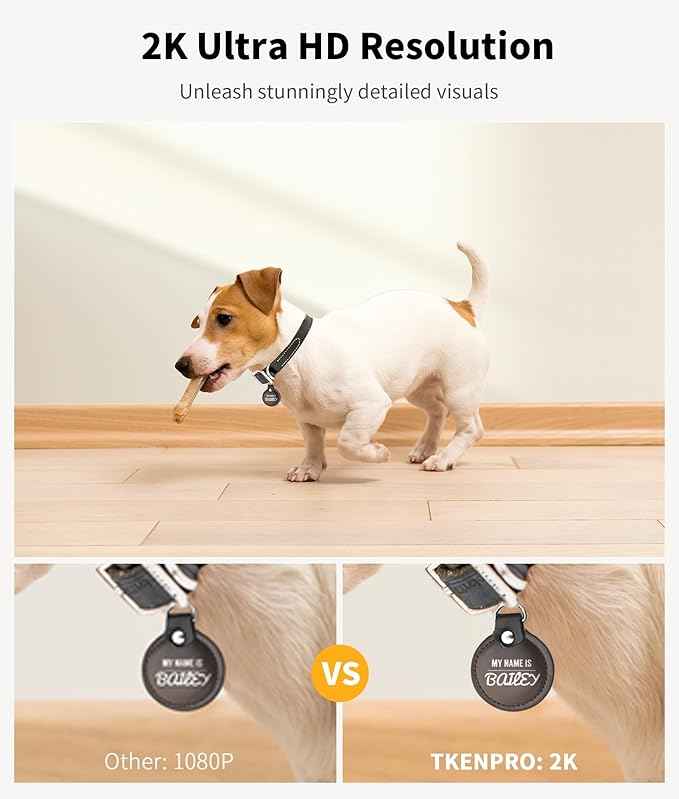 2K Pet Camera Treat Dispenser, 360°View Dog Camera with Phone App, 5G&2.4G WiFi 2-Way Talk Pet Cam Indoor for Cats Remote Treat Tossing, Motion Alerts, Auto Tracking