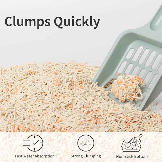 Flushable Tofu Cat Litter, Vanilla Scented – 2.5kg Bag, 100% Natural Plant-Based, Dust-Free, Fast Clumping, Odor Control, Low Tracking, Tofu Litter for Cats