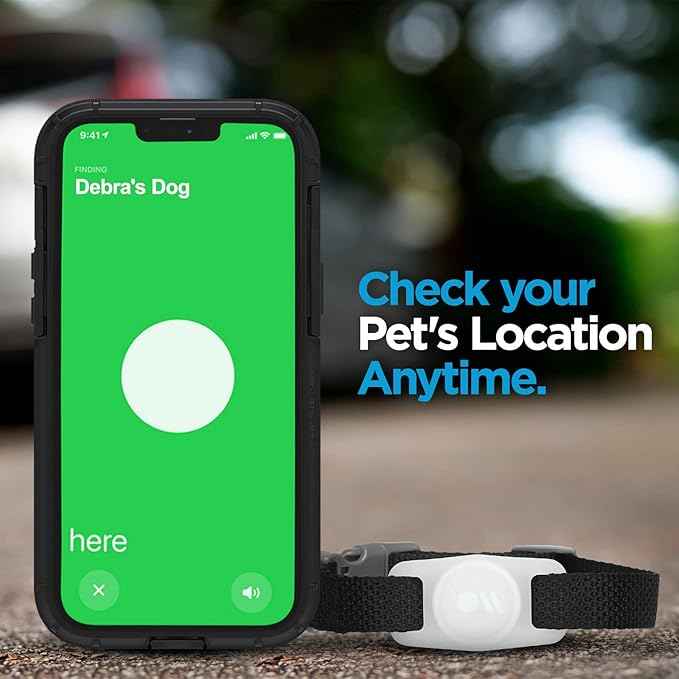 Case-Mate 2 Pack Airtag Dog Collar Holder - Water Resistant Airtag Holder Tag - Protective Case for Pet Collar Tag Loop - Compatible with Cat/Dog Collars - Black & Glow in The Dark