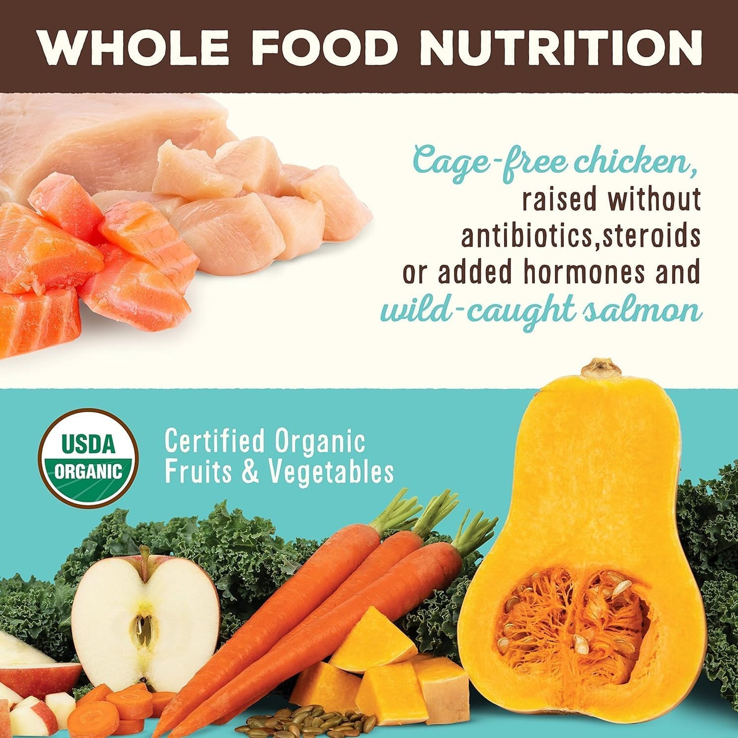 Primal Freeze Dried Raw Cat Food Nuggets Chicken & Salmon, Complete & Balanced Meal or Topper, Premium, Healthy, Grain Free, High Protein Raw Cat Food with Probiotics (5.5 oz)