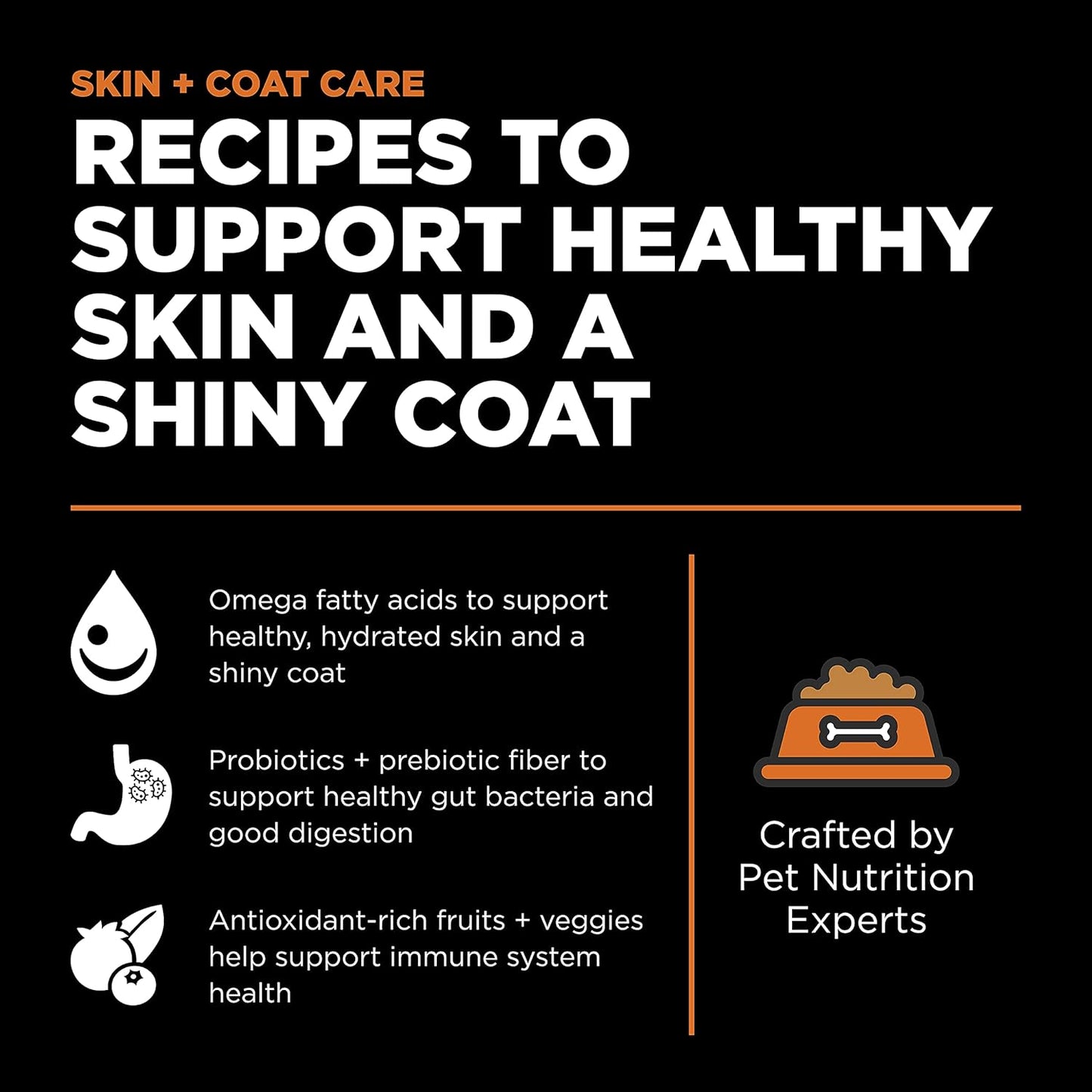 Go! Solutions Skin + Coat Care, Dry Dog Food, Salmon Recipe with Grains, 12 lb Bag