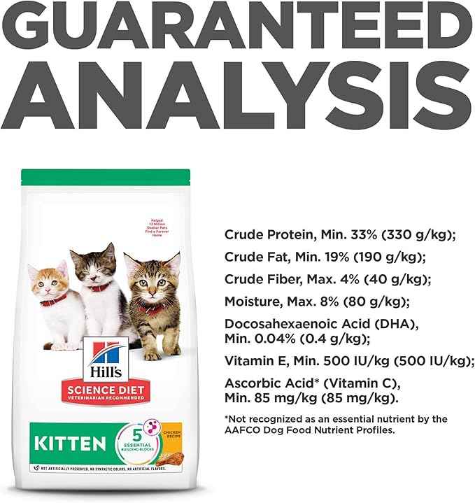 Hill's Science Diet Kitten Dry Cat Food, Chicken, 7 lb. Bag