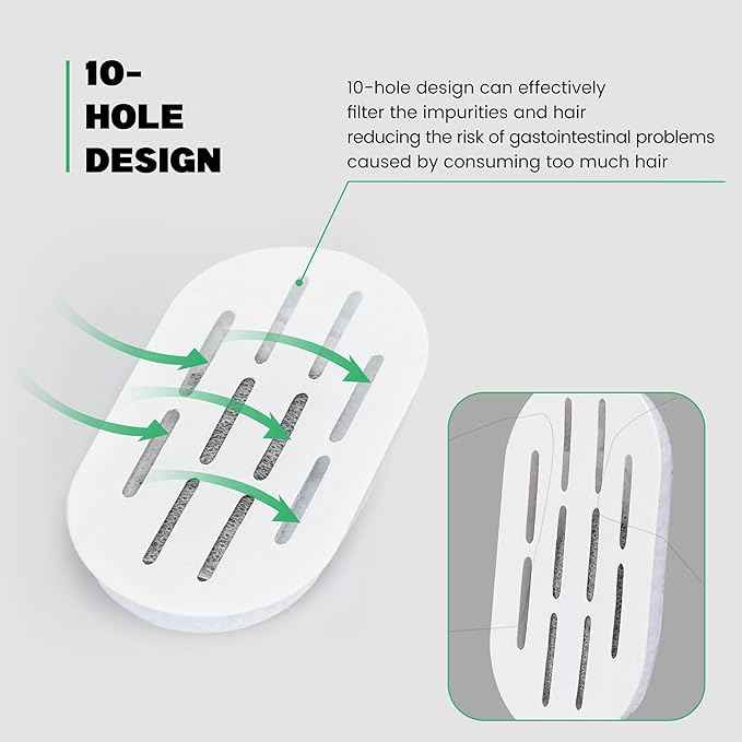 DOOOB Cat Water Fountain Filters, 16 Pack Cat Fountain Filter, Cat Fountain Replacement Filters for DOOOB Stainless Steel Cat Water Fountain, Pet Water Fountain Filters (8 Filters & 8 Sponges)