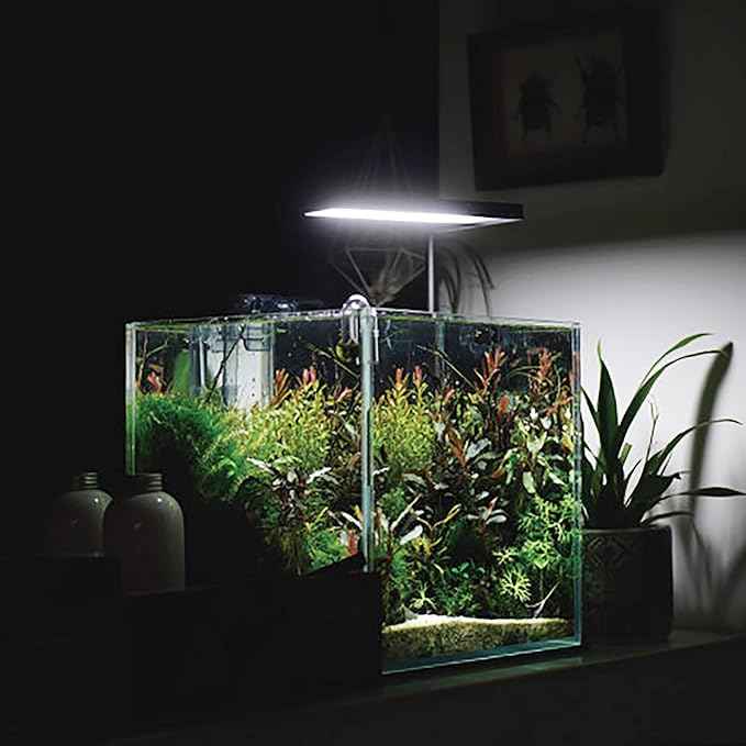 Ultra Clear Rimless Aquarium Tank 6-60 gallons Low Iron Glass (7Gal - Top Glass Canopy)