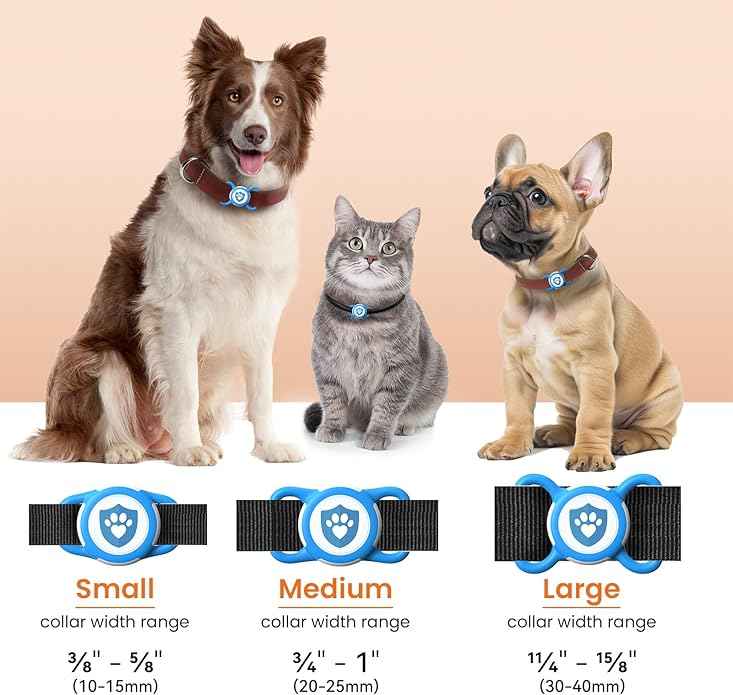 Waterproof AirTag Dog Collar Holder for Apple AirTag QR Code
