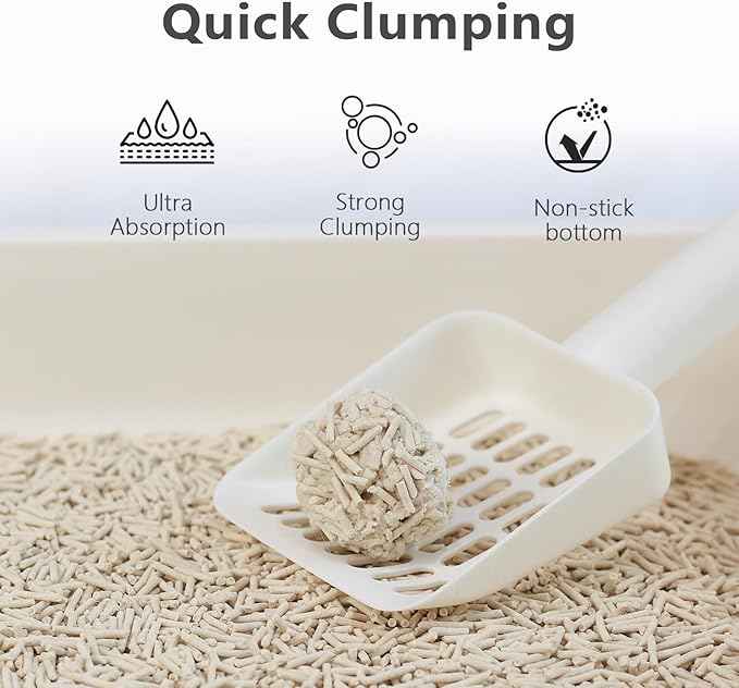 Tofu Cat Litter - Strong Clumping, Ultra Absorbent, Odor Control, Flushable, Low Tracking, Low Dust Tofu Litter Pellets - 3 Packs/18LB (Original Flavor)