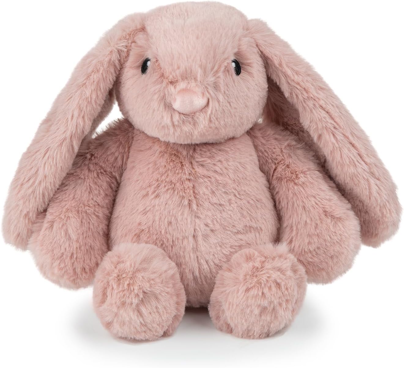 Best Pet Supplies Interactive Squeaky Dog Chew Toy, Ideal Dog Toys for Chewers, Small, Medium & Large Dogs, and Fetch Lovers - Bunny (Mauve), Small
