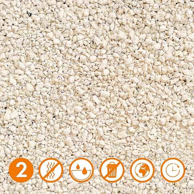 Omlet Premium Tofu Cat Litter | Clumping & Compostable | Absorbent and Sustainable | Excellent Odour Control and High Absorbency | No. 2 - Tofu - 5 lbs. 8 oz.