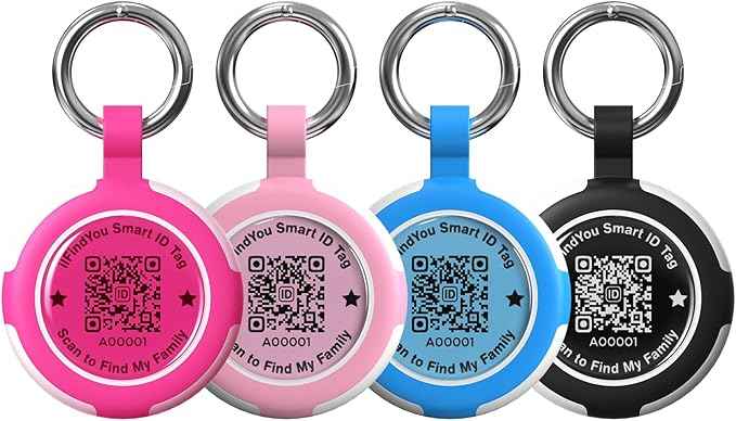 Airtag Holder Case Keychain, Protective Cover with Key Ring for Apple AirTag, Anti-Scratch, Waterproof, Durable, Compatible with AirTag