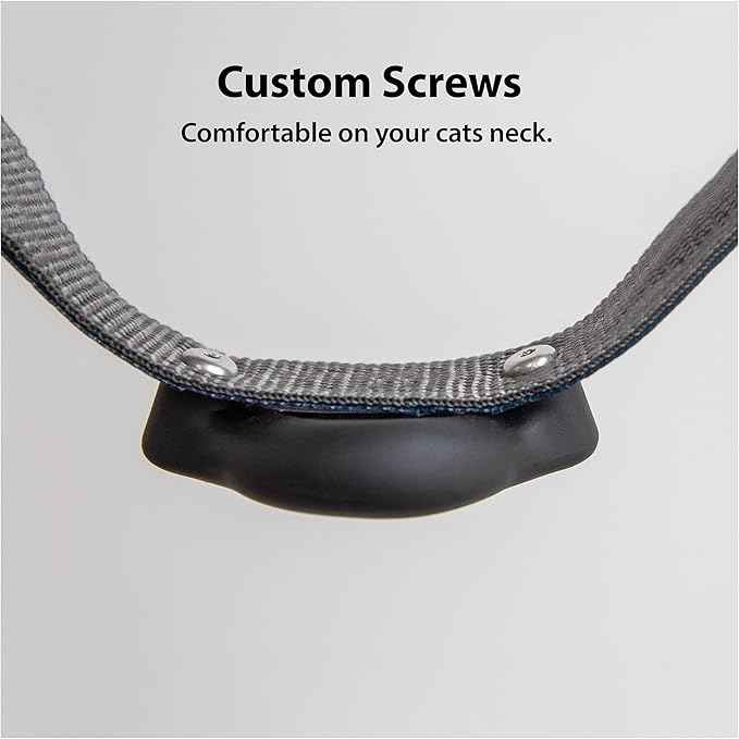 AirTag Cat Collar Mount - TagVault™ - The Secure & Compact AirTag Holder for Cats | Doesn't Dangle, for Small Dogs Too | Elevation Lab (2 Pack)