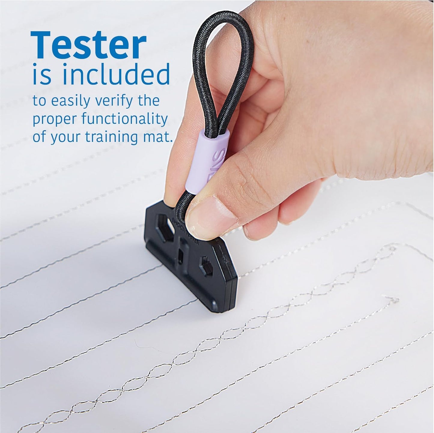 SVD.PET (2-Pack Pet Training Mat with Tester, Pet Shock Pad, Dogs & Cats Electronic Repellent mat for Indoor, 3 Training Modes, 5 Levels, Pet Safe Mode (White controler 30" X 16")