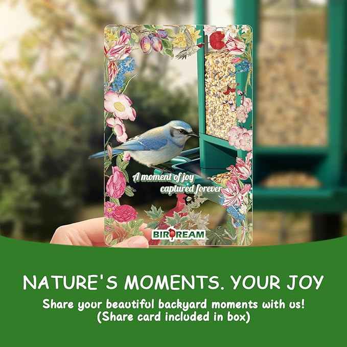 Birdream Bird Feeders for Outdoor Hanging, Pagoda Design Fun Installatio 2.5 LB Wild Bird Feeders, Attracting Wild Birds Cardinal Sparrows Finch Goldfinch Chickadee - Green