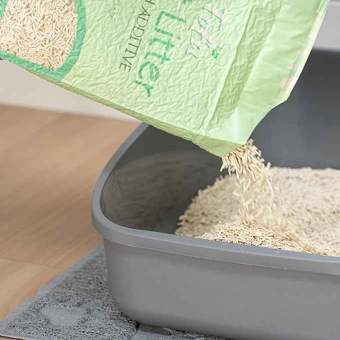 Kitty City Tofu Cat Litter, 100% Natural Plant-Based Formula, Fast Clumping, Low Dust, Flushable & Super Absorbent, Lightweight Cat Litter, 6 lb